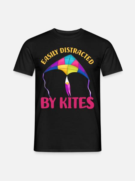 Kite flying - Men's T-Shirt - black