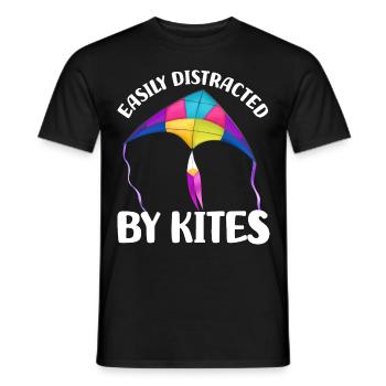 Drachensteigen Geschenke | Drachenfliegen Lassen - Männer T-Shirt - Schwarz - Vorne - AI Model Male 178 light (178cm)