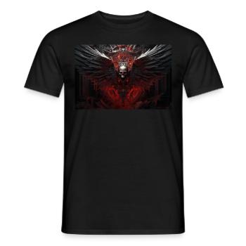 Chaos und Zerstörung - Männer T-Shirt - Schwarz - Vorne - AI Model Male 178 light (178cm)