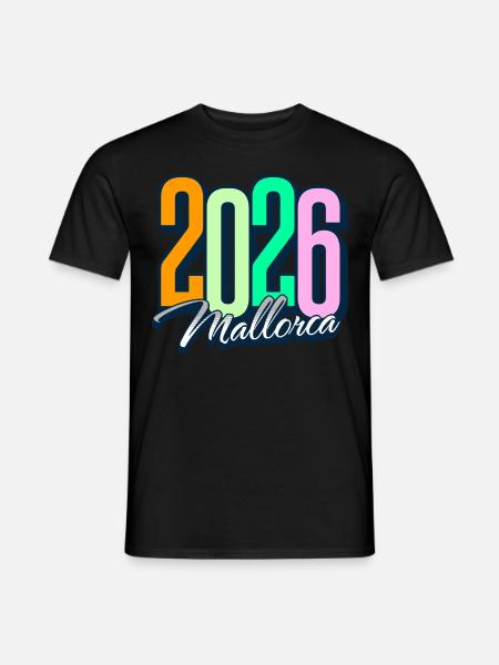 2026 Majorque - T-shirt homme - noir