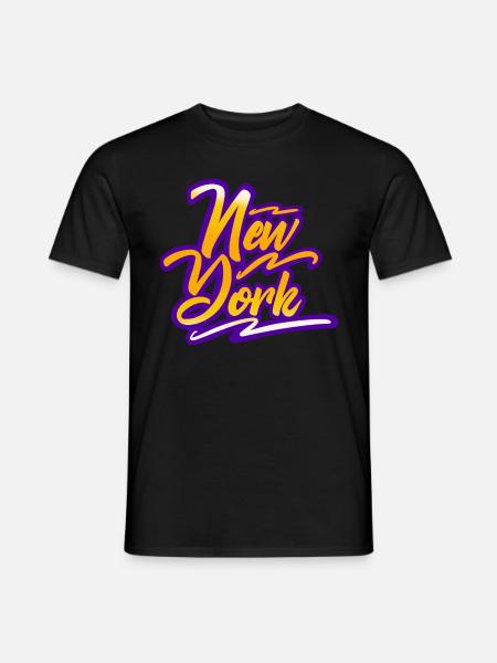 New York - Men's T-Shirt - black
