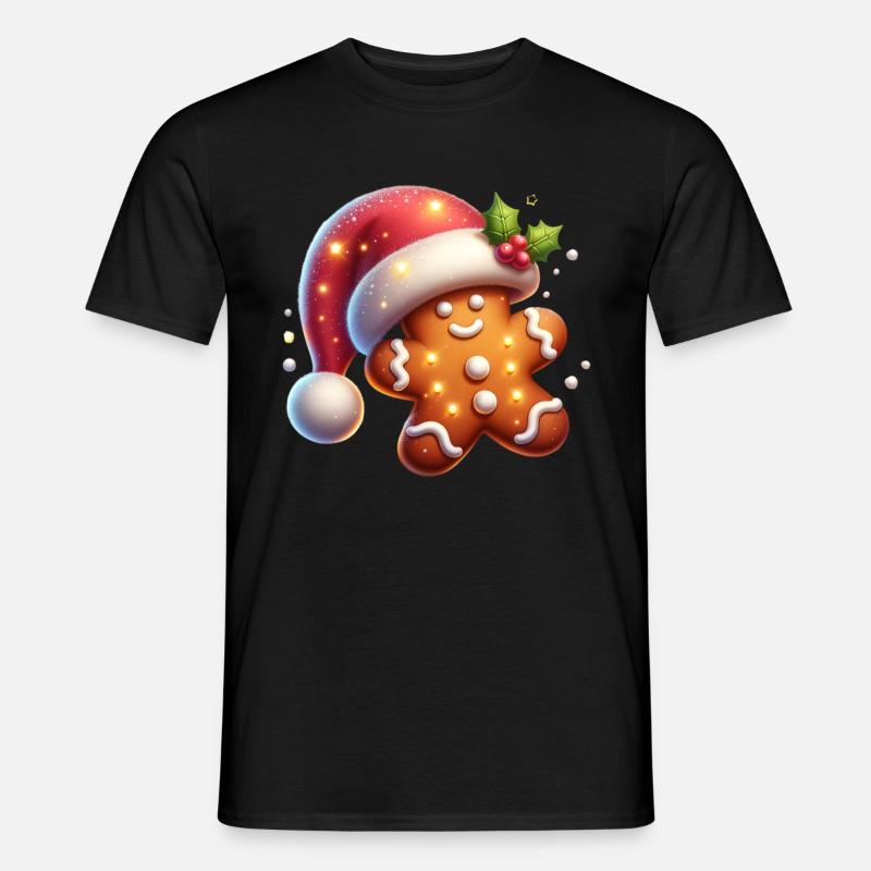 Lebkuchen - Männer T-Shirt - Schwarz