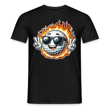 Gulf - Men's T-Shirt - black - Front - AI Model Male 178 light (178cm)