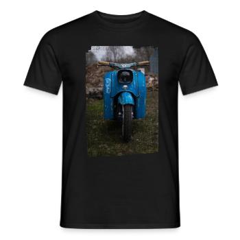 Simson Schwalbe KR51 - Männer T-Shirt - Schwarz - Vorne - AI Model Male 178 light (178cm)