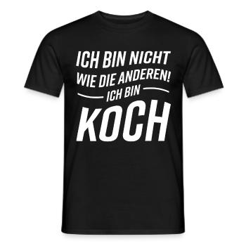 Koch Kochen Humor Spruch - Männer T-Shirt - Schwarz - Vorne - AI Model Male 178 light (178cm)