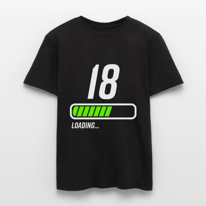 18th Birthday Loading Loading Beam Men's T-Shirt