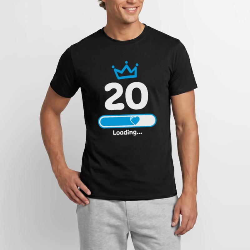 20th Birthday Loading Loading Beam Men's T-Shirt