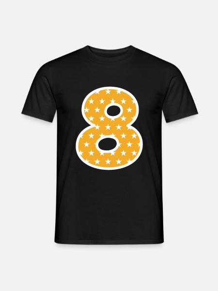 Numéro huit - T-shirt homme - noir