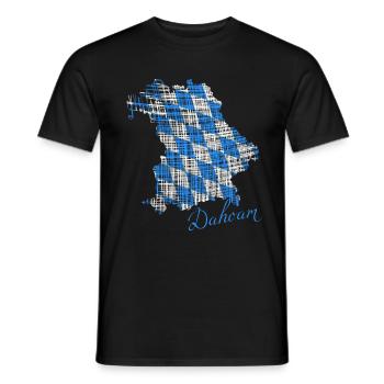 Servus, Dahoam, Bayern, bayrisches original - Männer T-Shirt - Schwarz - Vorne - AI Model Male 178 light (178cm)