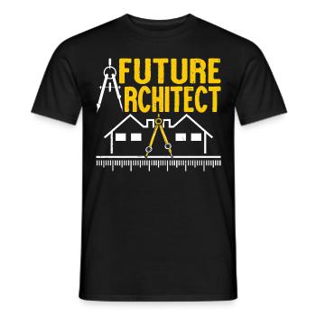 Architekt - Männer T-Shirt - Schwarz - Vorne - AI Model Male 178 light (178cm)