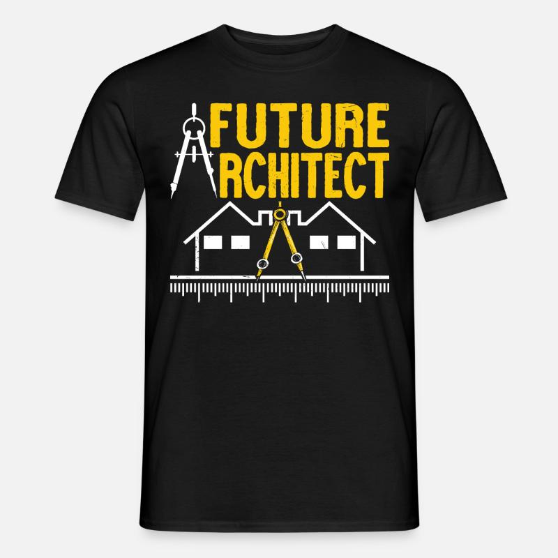 Architekt - Männer T-Shirt - Schwarz