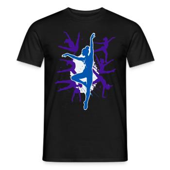 Gymnastique Gymnastique Acrobatie Gymnastique artistique - T-shirt homme - noir - Devant - AI Model Male 178 light (178cm)