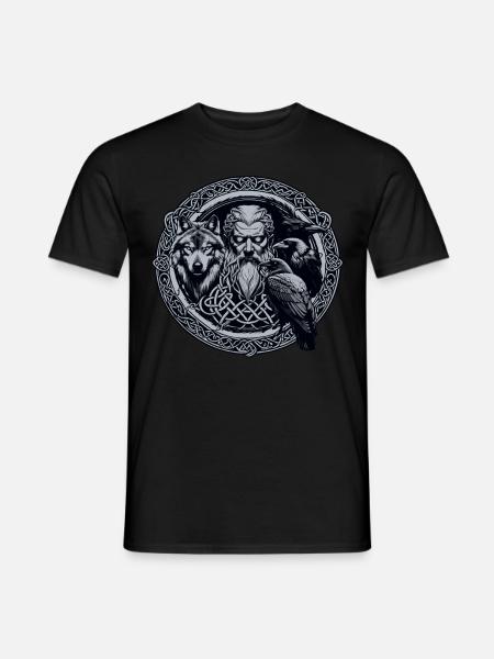 Odin Wikinger Valhalla Vikinger Hammer Thor Odin - Männer T-Shirt - Schwarz