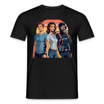 I Gendere Man Woman Taurer Gendering Gender - Men's T-Shirt - black - Front - AI Model Male 178 light (178cm)