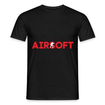 Airsoft Freizeit im Namen - Männer T-Shirt - Schwarz - Vorne - AI Model Male 178 light (178cm)