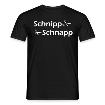Frisöre haben die Macht - Männer T-Shirt - Schwarz - Vorne - AI Model Male 178 light (178cm)