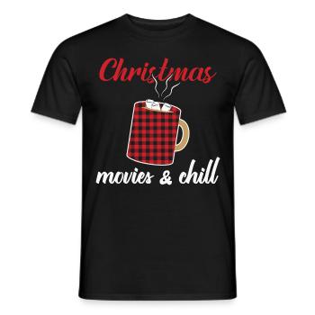 Cadeaux de Noël Noël - T-shirt homme - noir - Devant - AI Model Male 178 light (178cm)