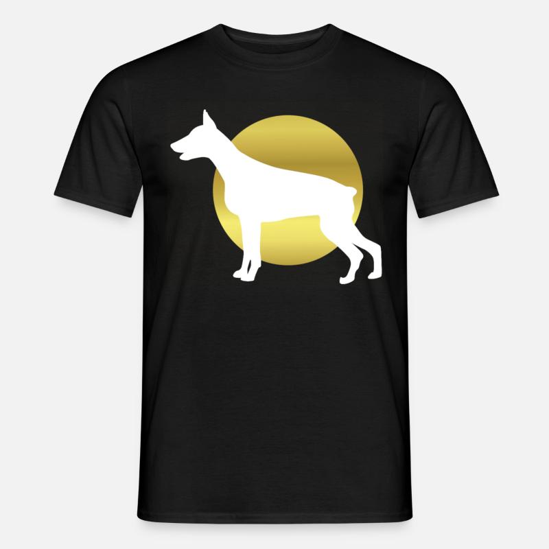 Dobermann - Männer T-Shirt - Schwarz
