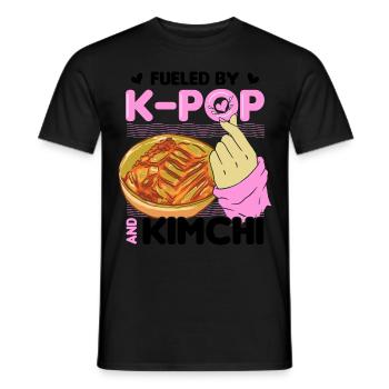 Kimchi Liebhaber Koreanische Küche Essen Geschenke - Männer T-Shirt - Schwarz - Vorne - AI Model Male 178 light (178cm)