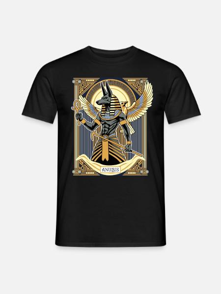 ANUBIS Der Herr der Unterwelt - Männer T-Shirt - Schwarz