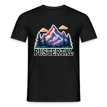 Val Pusteria - Men's T-Shirt - black - Front - AI Model Male 178 light (178cm)