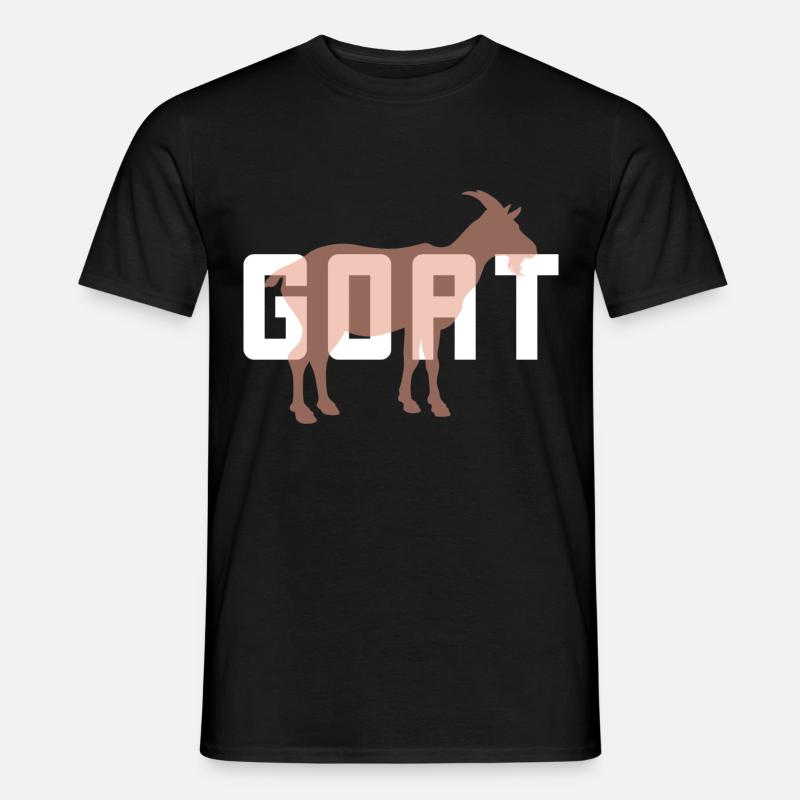 Ziege - Männer T-Shirt - Schwarz