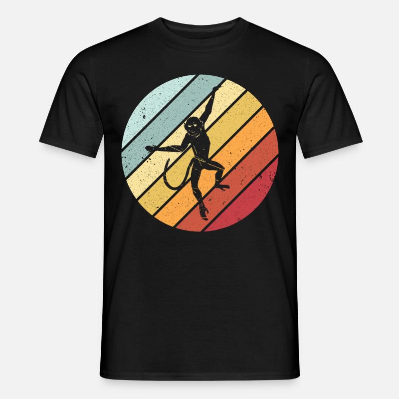 Affe retro - Männer T-Shirt - Schwarz