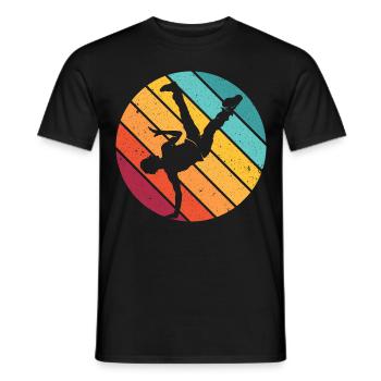 Breakdance Breakdancer musique hip hop cadeau danse - T-shirt homme - noir - Devant - AI Model Male 178 light (178cm)