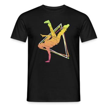 Breakdance Breakdancer musique hip hop cadeau danse - T-shirt homme - noir - Devant - AI Model Male 178 light (178cm)