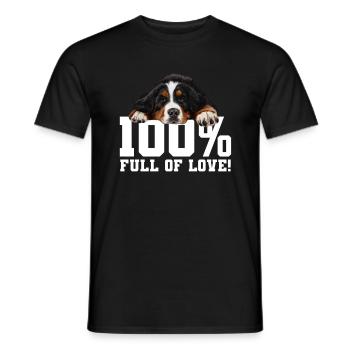 Bouvier bernois - T-shirt homme - noir - Devant - AI Model Male 178 light (178cm)