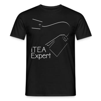 Informatiker Spruch It Experte Computer Nerd Admin - Männer T-Shirt - Schwarz - Vorne - AI Model Male 178 light (178cm)