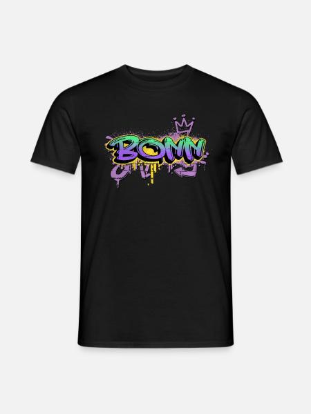 Bonn Germany City Graffiti Spray Sprayer - Men's T-Shirt - black