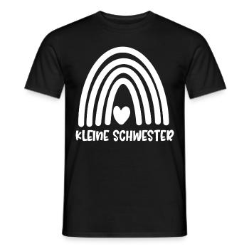 Kleine Schwester - Männer T-Shirt - Schwarz - Vorne - AI Model Male 178 light (178cm)