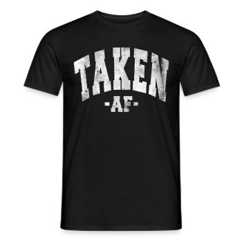 PRIS AF SAINT-VALENTIN EN DISANT FEMMES HOMMES - T-shirt homme - noir - Devant - AI Model Male 178 light (178cm)