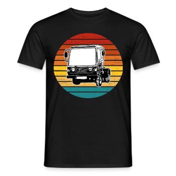 Multicar M25 Multicar Nouveaux camions Multricar - T-shirt homme - noir - Devant - AI Model Male 178 light (178cm)