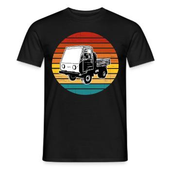 Multicar M25 Multicar Nouveaux camions Multricar - T-shirt homme - noir - Devant - AI Model Male 178 light (178cm)