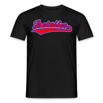 Car Detailer, Car Lover, Vehicle Detailer - Men's T-Shirt - black - Front - AI Model Male 178 light (178cm)