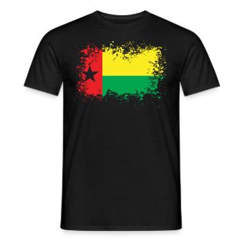 Guinea-Bissau guinea bissau gift idea - Men's T-Shirt - black - Front - AI Model Male 178 light (178cm)