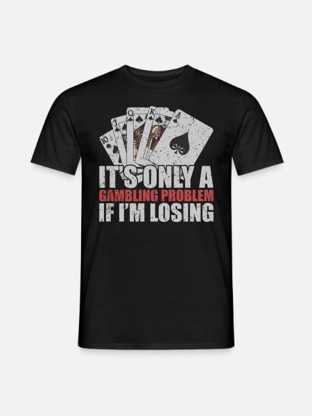 Gambling Poker - Men's T-Shirt - black