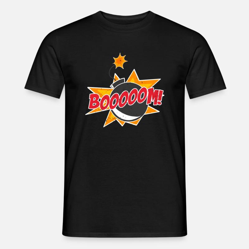 Comic Comics Manga - Männer T-Shirt - Schwarz