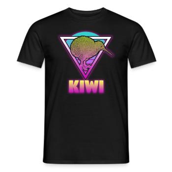 Maori de fruits de Nouvelle-Zélande - T-shirt homme - noir - Devant - AI Model Male 178 light (178cm)