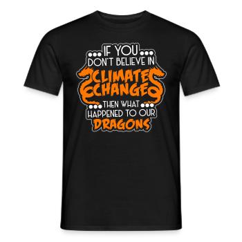 Mythologie fantastique moyen âge - T-shirt homme - noir - Devant - AI Model Male 178 light (178cm)