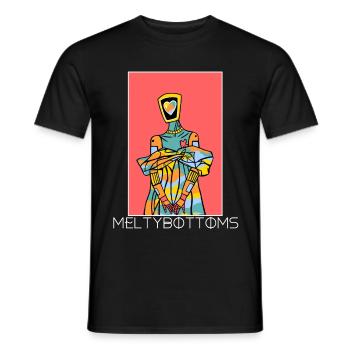 Die schicke Dame - Männer T-Shirt - Schwarz - Vorne - AI Model Male 178 light (178cm)