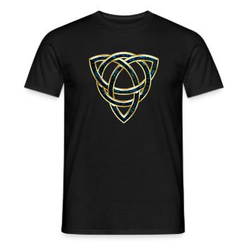 Keltischer Knoten Symbol Wicca Irisch Magie - Männer T-Shirt - Schwarz - Vorne - AI Model Male 178 light (178cm)