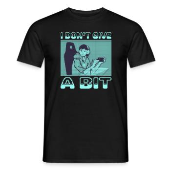 Retro Gaming Gamer Pixel Look - Men's T-Shirt - black - Front - AI Model Male 178 light (178cm)