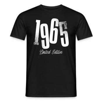 1965 Jahrgang Geburtstag Baujahr Geboren - Männer T-Shirt - Schwarz - Vorne - AI Model Male 178 light (178cm)