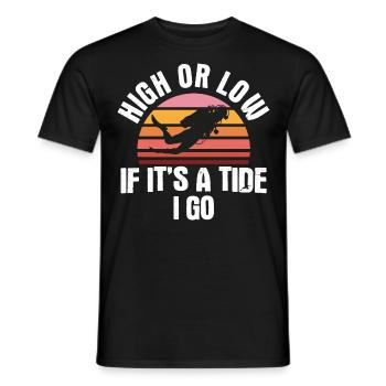 Apnoetaucher Freitaucher Taucher - Männer T-Shirt - Schwarz - Vorne - AI Model Male 178 light (178cm)