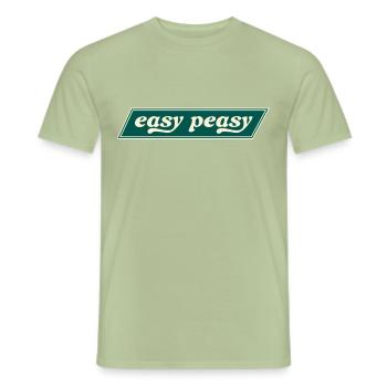 Easy peasy - Men's T-Shirt - sage - Front - AI Model Male 178 light (178cm)
