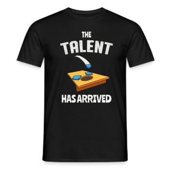 Le talent est là Drôle de trou de maïs trou aveugle - T-shirt homme - noir - Devant - AI Model Male 178 light (178cm)
