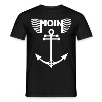 Der Norddeutsche Klassiker in weiß - Männer T-Shirt - Schwarz - Vorne - AI Model Male 178 light (178cm)